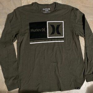 hurley men's shirt long sleeve